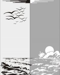 Пескоструйный рисунок Морской 7